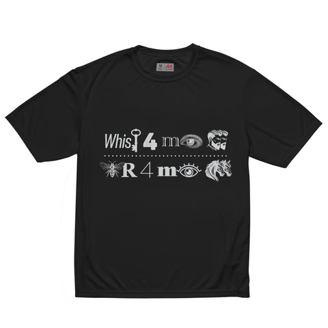 Whisk3y For My Men B33R For My Horses Unisex performance crew neck t-shirt